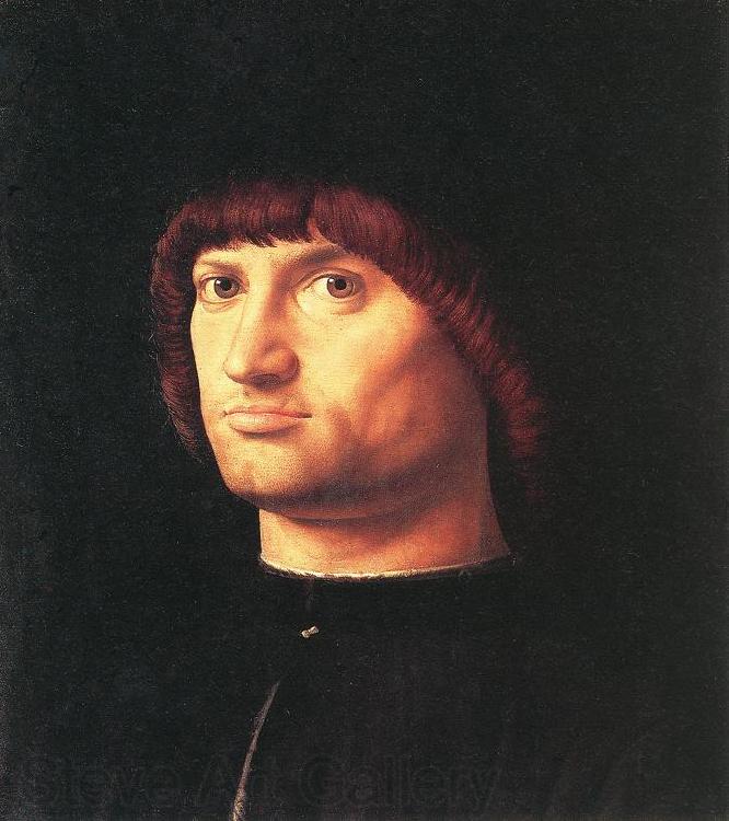 Antonello da Messina Portrait of a Man (Il Condottiere) Norge oil painting art